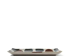 Rectangle Plates^MIYA Company Rustic Dots Rectangle Plate