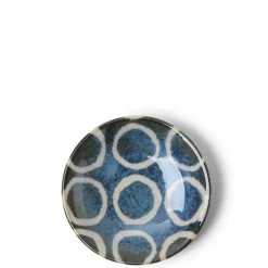 Sauce Dishes^MIYA Company Rustic White Circles 3.5" Sauce Dish