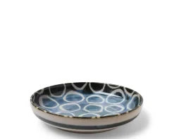 Shallow Bowls^MIYA Company Rustic White Circles 7.75