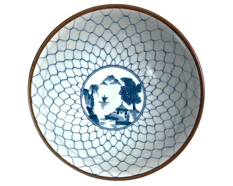 Ramen Bowls^MIYA Company Sansui Landscape 7" Noodle Bowl