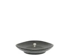 Small Plates^MIYA Company Satin Black White Dots Plate 5-1/4