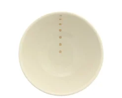Medium Bowls^MIYA Company Satin White Dots 7-1/4