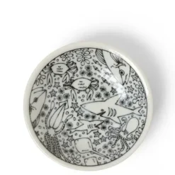 Other^MIYA Company Sauce Dish 4" Happy Sea Creatures