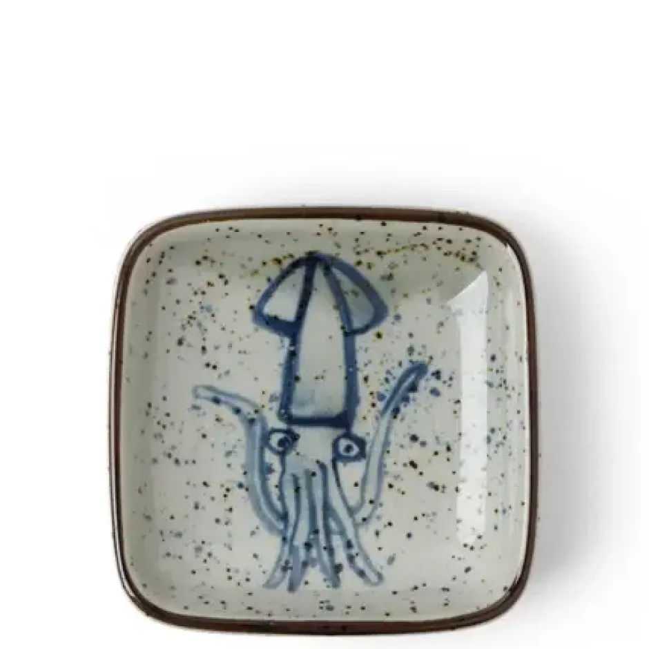 Fish^MIYA Company Sauce Dish 3.5" Squid