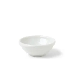 Sauce Dishes^MIYA Company Sauce Dish Chinmi White + Blue Swirl