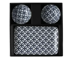 Plate Sets^MIYA Company Shippou Sushi For Two Set