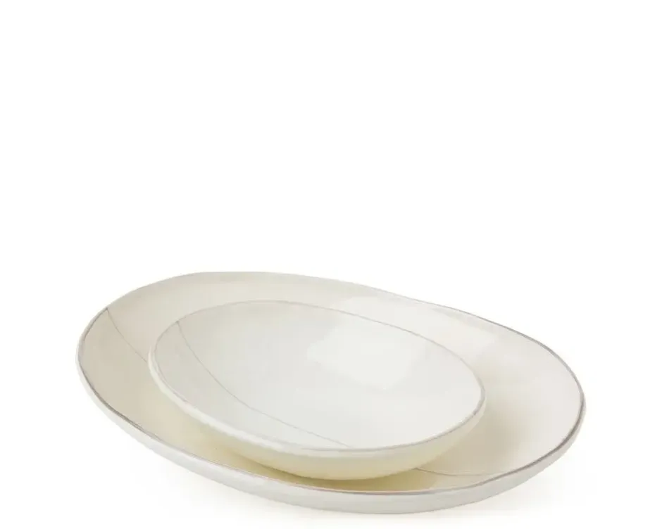 Shallow Bowls^MIYA Company Shiratama 6.5" X 5" Oval Bowl