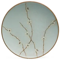 Large Plates^MIYA Company Spring Blossoms 10" Dinner Plate