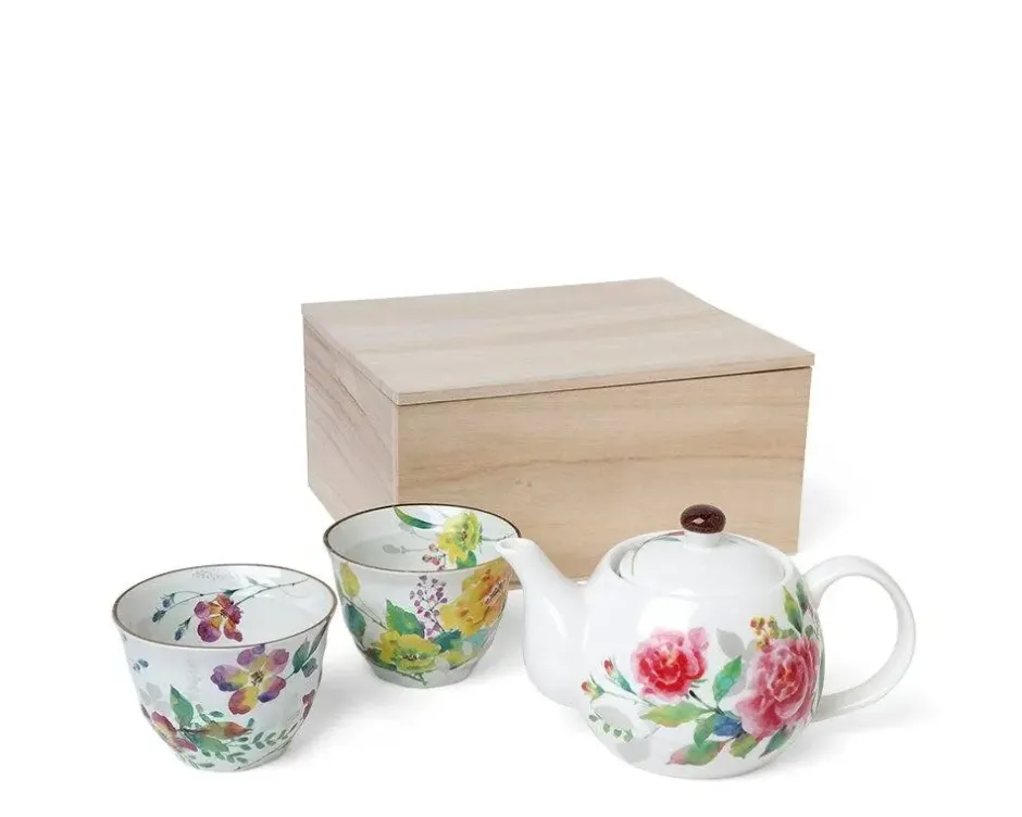 Tea Sets - Ceramic^MIYA Company Spring Floral Tea Set