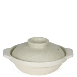 Donabe Casseroles^MIYA Company Sumi Kannyu White Donabe Casserole, 13 Oz.