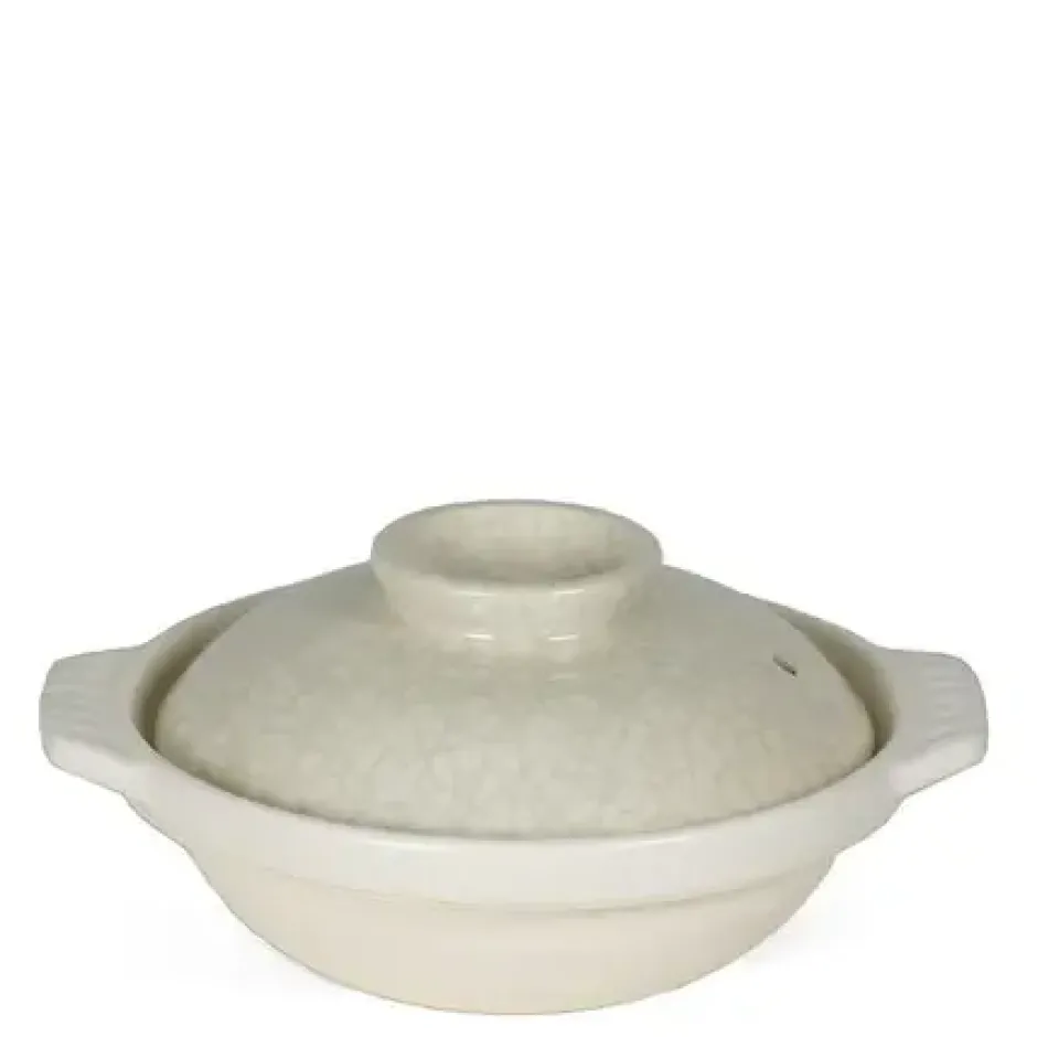 Donabe Casseroles^MIYA Company Sumi Kannyu White Donabe Casserole, 13 Oz.