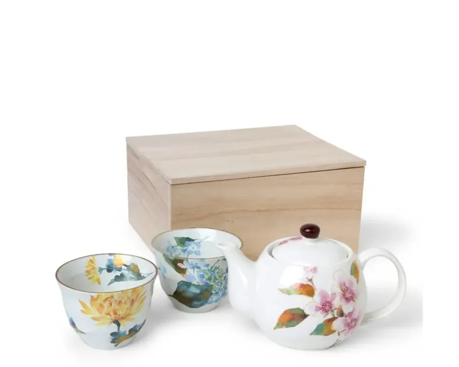 Tea Sets - Ceramic^MIYA Company Summer Floral Tea Set