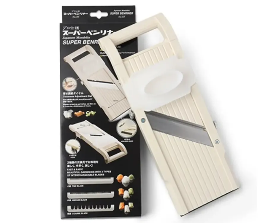 Slicers & Peelers^MIYA Company Super Benliner Mandoline Vegetable Slicer - Ivory