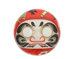 Tableware^MIYA Company Tea Canister Red Daruma