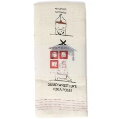 Textile^MIYA Company Tea Towel - Sumo Yogi