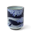 Cups/Mugs^MIYA Company Teacup Blue Whale Waves