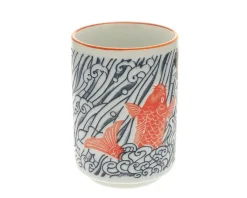 Cups/Mugs^MIYA Company Teacup Carp & Waves