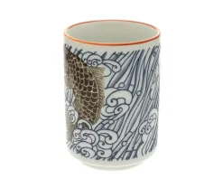 Cups/Mugs^MIYA Company Teacup Carp & Waves