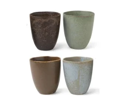 Cup/Mug Sets^MIYA Company Teacup Pacific Forest Matte Set Of 4