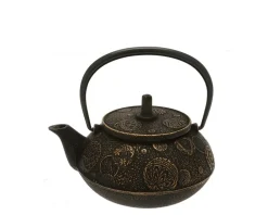 Teapots - Cast Iron^MIYA Company Teapot Cast Iron Gold Black Mari