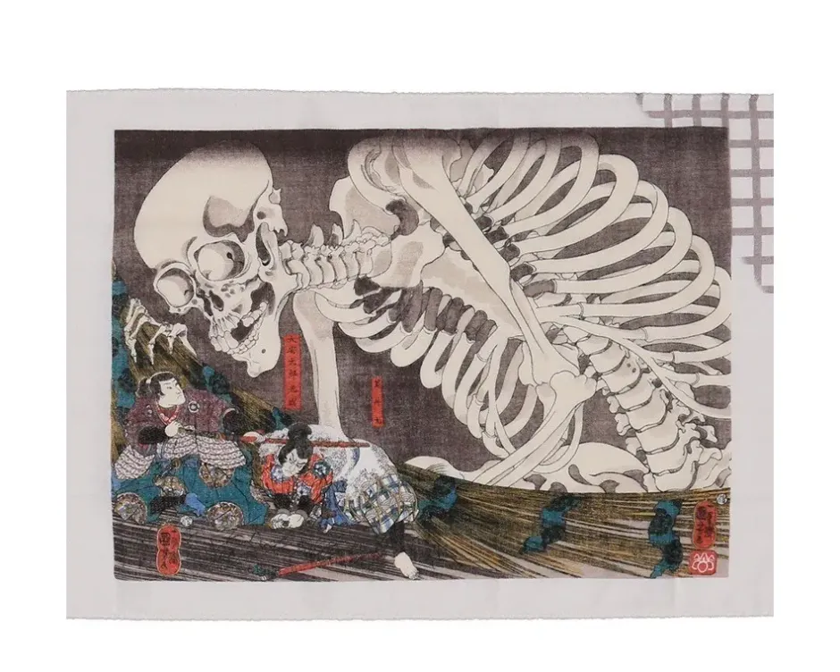 Furoshiki & Tenugui^MIYA Company Tenugui Ruined Palace At Soma