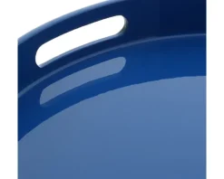 Trays^MIYA Company Tray Blue Round 13-1/2
