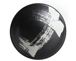 Serving Bowls & Plates^MIYA Company White Brush Stroke 9.75