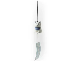Dogs^MIYA Company Wind Chime Shiba Blue/White