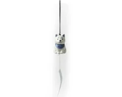 Dogs^MIYA Company Wind Chime Shiba Blue/White